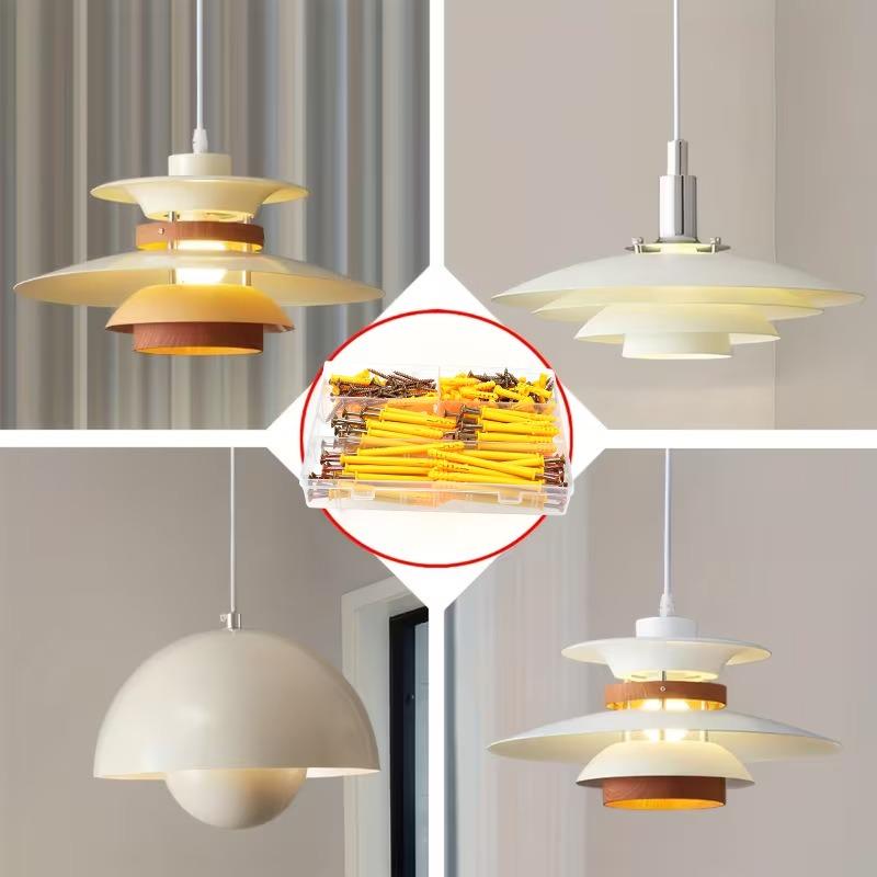 130PCS Small Yellow Croaker Expansion Tube Set Nylon Expansion Anchor Wood Screw Combination Box