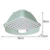 Potty Trainer Bedding Box Indoor with Snap Fastener Easy To Cleaning Pet Toilet for Guinea Pig