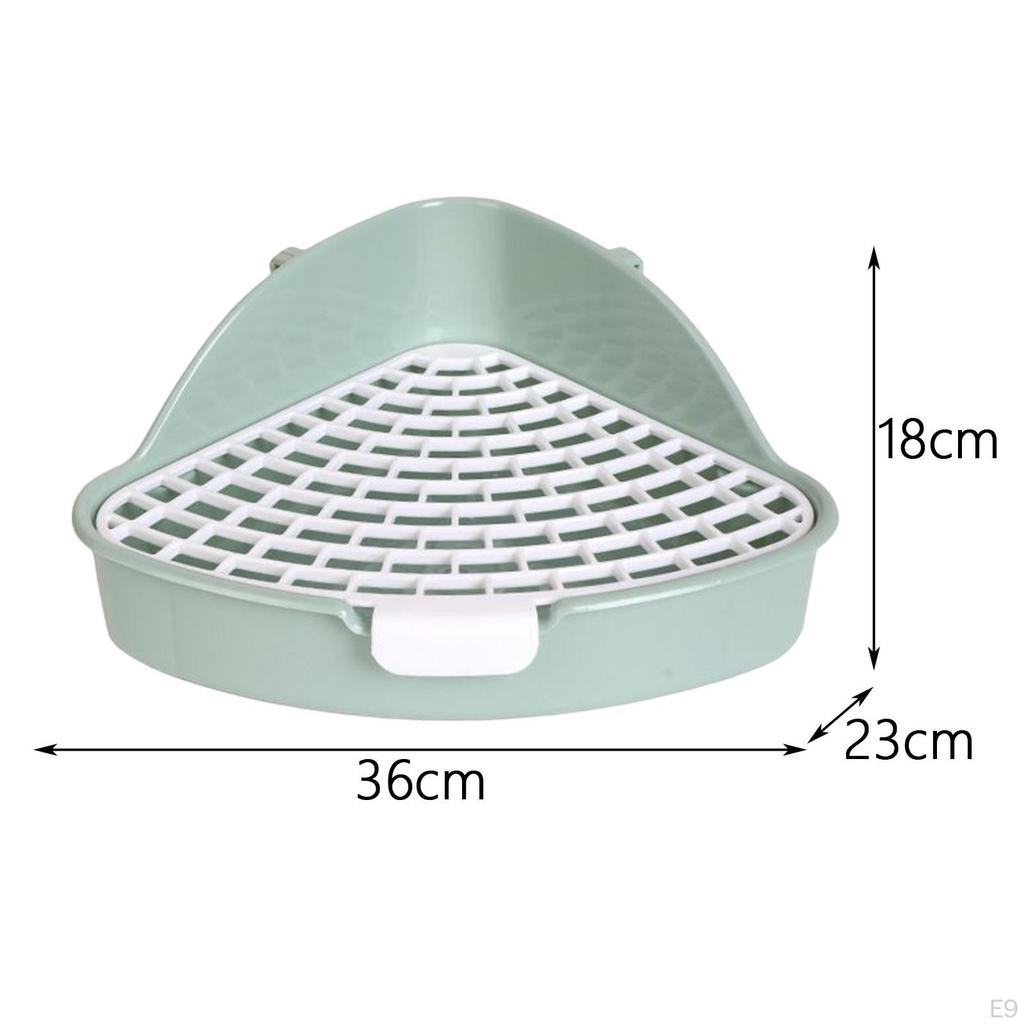 Potty Trainer Bedding Box Indoor with Snap Fastener Easy To Cleaning Pet Toilet for Guinea Pig