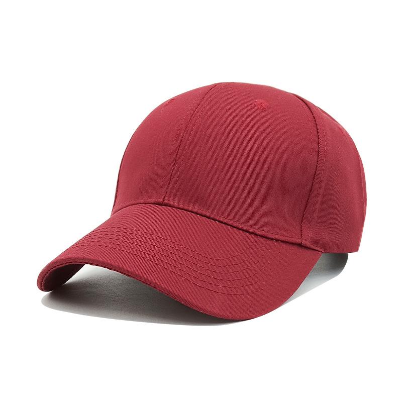 Big Head Baseball Cap Outdoor Face Showing Small Sun Hat Solid Color Light Board Baseball Cap
