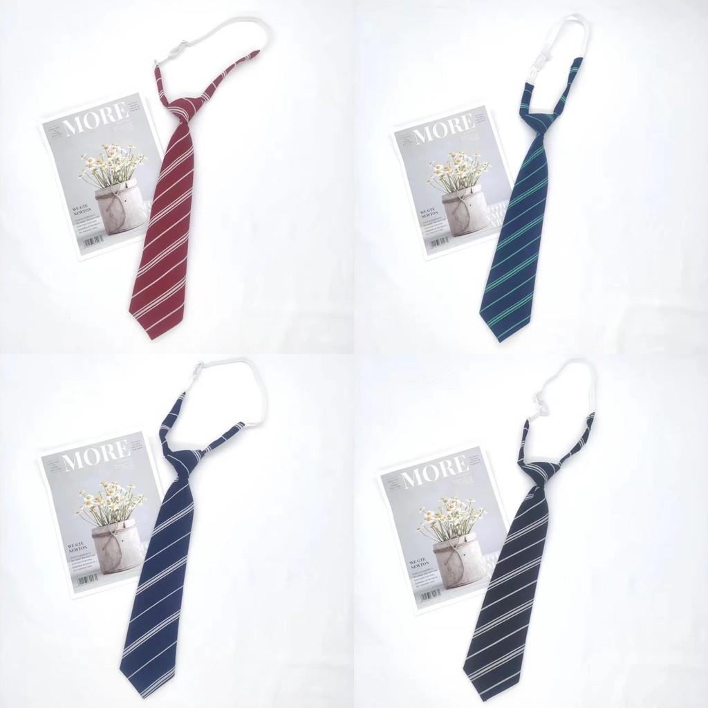 Jk Style Children Striped Tie With Cotton Material For School Uniforms