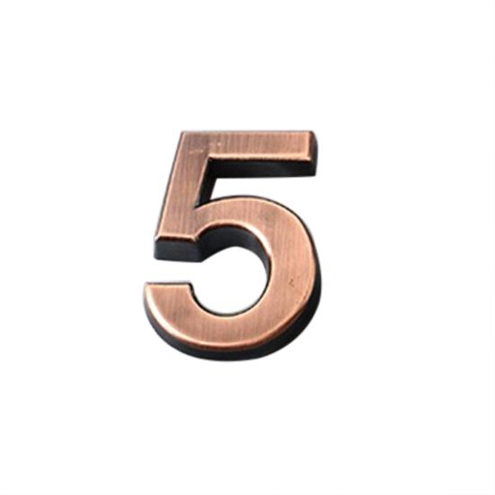 0-9 Plaketa na dveře moderního domu Adresa Arabské číslo Dekorace štítku