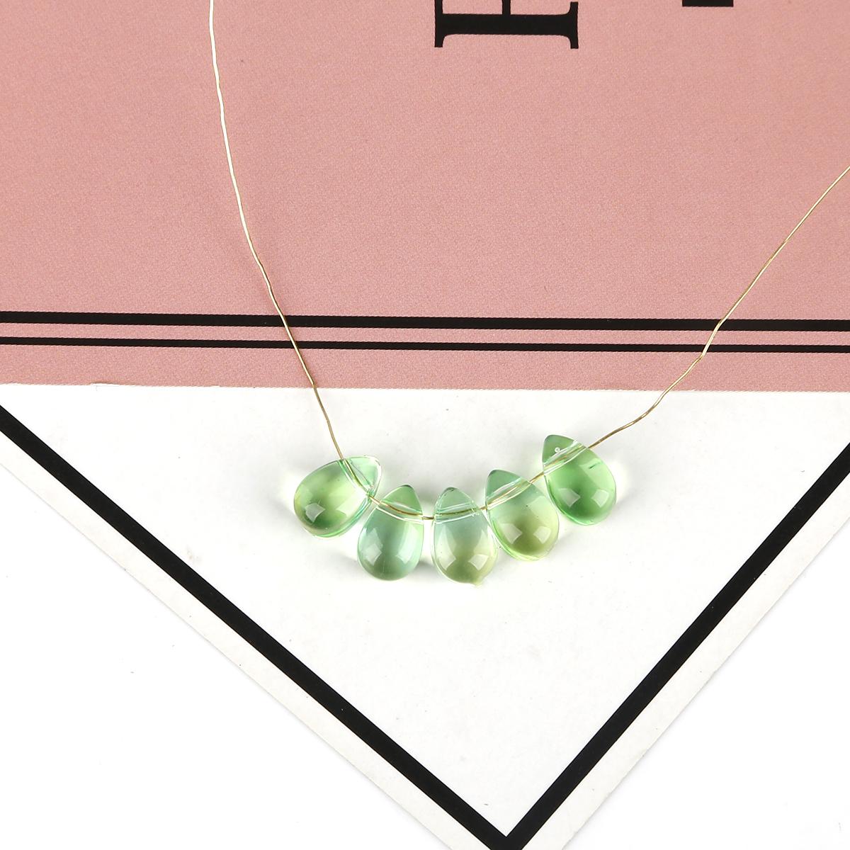 

9x6 мм 5 шт. маленькие стеклянные подвески в виде капель воды свободные бусины для изготовления ювелирных изделий своими руками