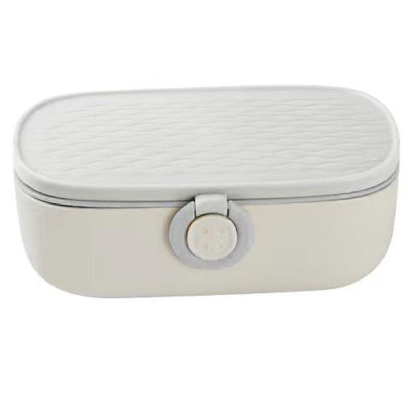 Кейс для хранения швейных принадлежностей с 20 отделениями с надежным пластиковым корпусом и удобной ручкой для рукоделия серый 990₽