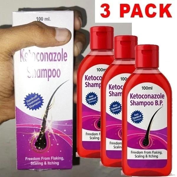 

Ketoconazole Anti-Dandruff Shampoo – Scalp Care Shampoo for Men & Women 100ml (3 Pack) 100ml красный