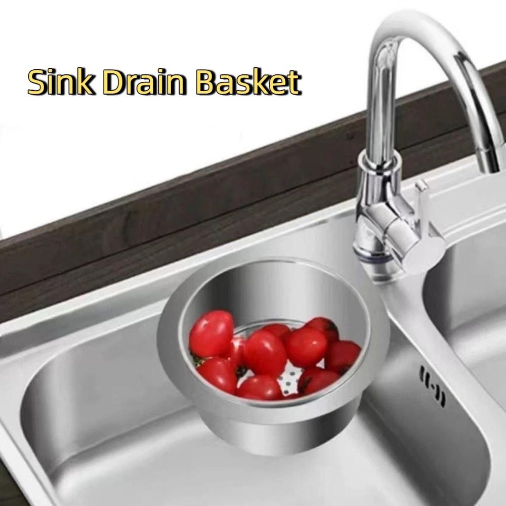 Hanging Sink Strainer Dry Wet Separation Fruit Vegetable Drainer Sink Drain Filter  Kitchen