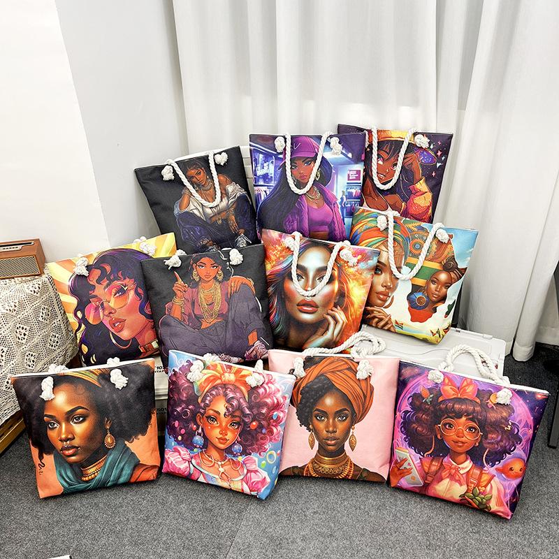 Single-shoulder Bag Women's Bag Hand-held Student Shopping Bag