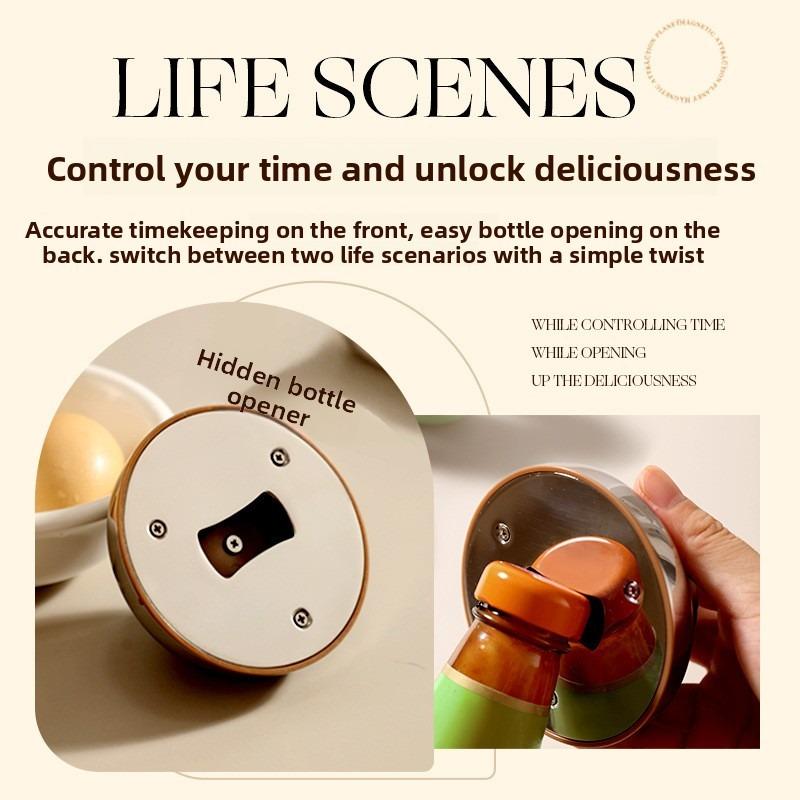 Timer, Kitchen Reminder, Mechanical Magnetic Cooking Alarm Clock, Timer, Primary School Students' Self-discipline Visualization Manager