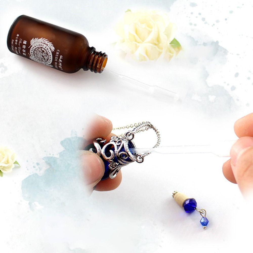 Heart Shape Perfume Vial Necklace Glass Vial Perfume Bottle Necklaces Wishing Bottle Pendant Gift
