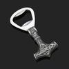 Vintage Viking Pirate Cast Beer Bottle Opener with Thor Hammer Design Durable and Stylish