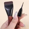 1pcSimple Mini Flat Top Foundation Brush Soft Hair Thin Face Contour Brush BB Cream Mixed Foundation Cream Makeup Brush Makeup Too