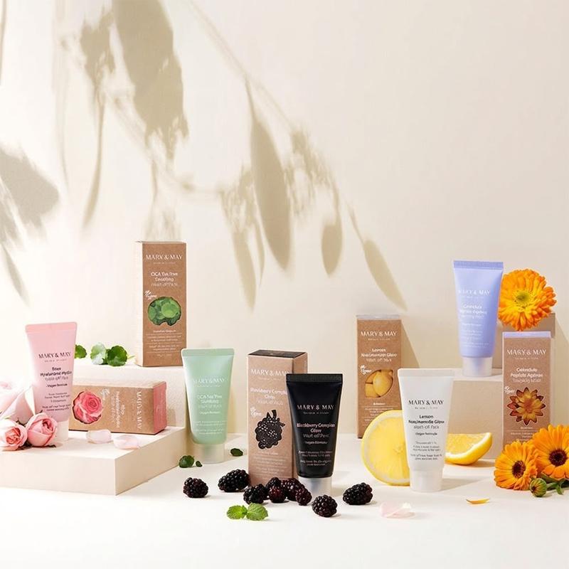 [Mary&May] Vegan Wash Off Mask MIni Gift SET
