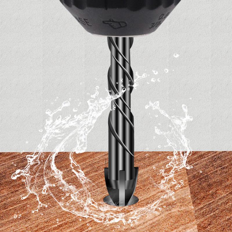Hex Shank Spiral Flute Cross Drill Bit for Cement, Wood, Ceramic, Glass, and Alloy