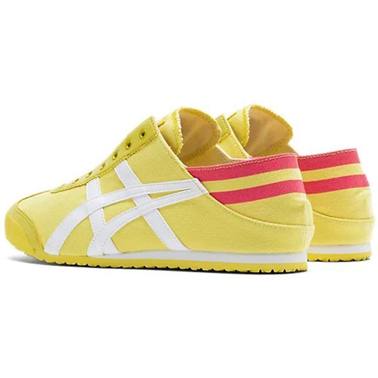 Onitsuka Tiger Mexico 66 Casual Comfortable Lightweight Durable Low-Top Running Shoes Unisex Sneakers Bright-Yellow 1183A437-751