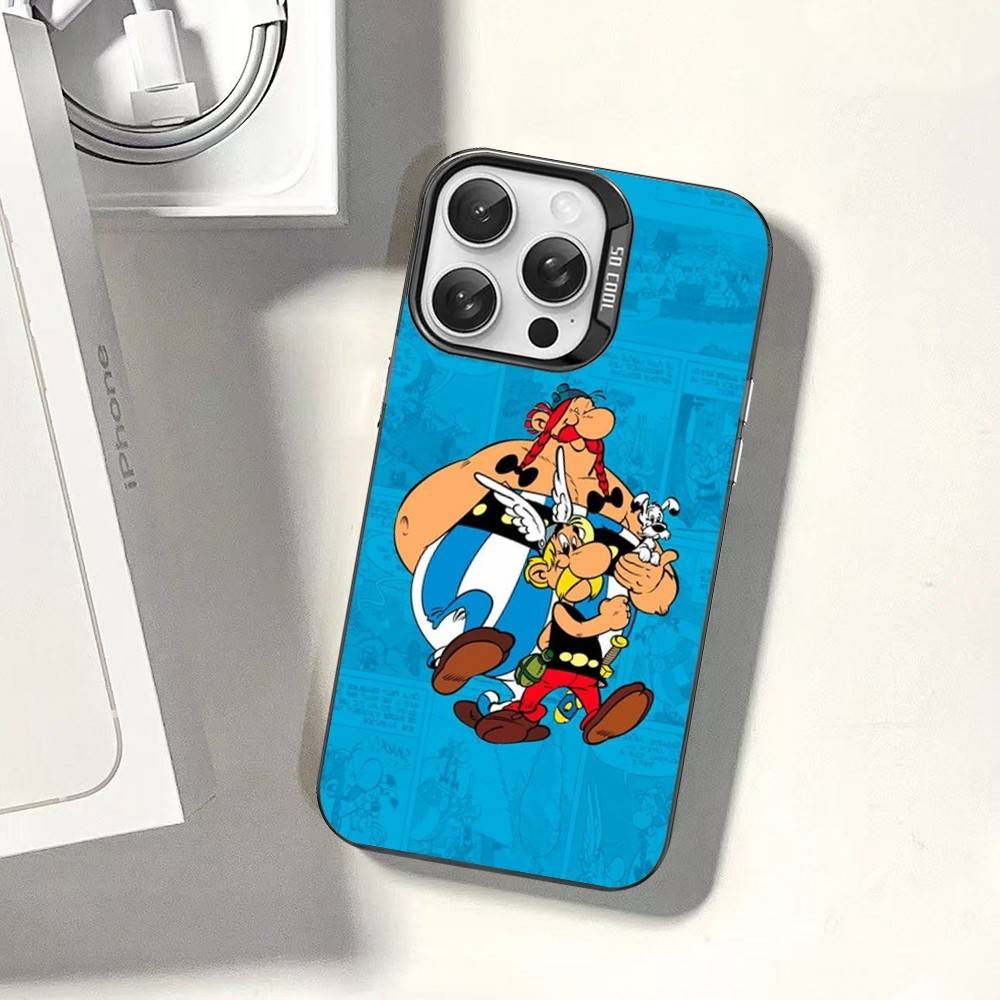 A-Asterix Y-O-Obelix Phone Case For IPhone 16 15 14 13 12 11 17 Pro MAX Plus Pro Matte Shockproof Cover