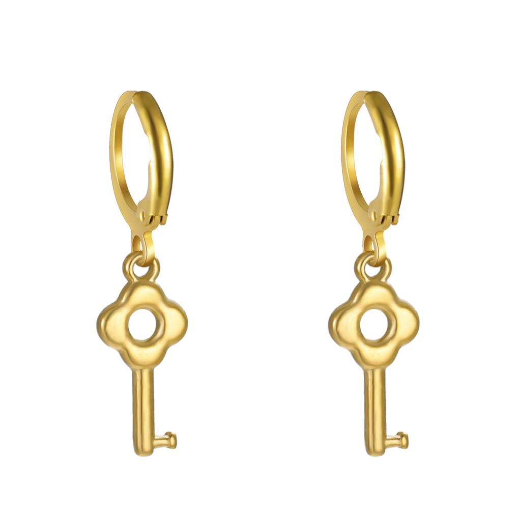 Bohemian Gold Hoop Earrings for Women with Daisy and Sunflower Pendant Charm