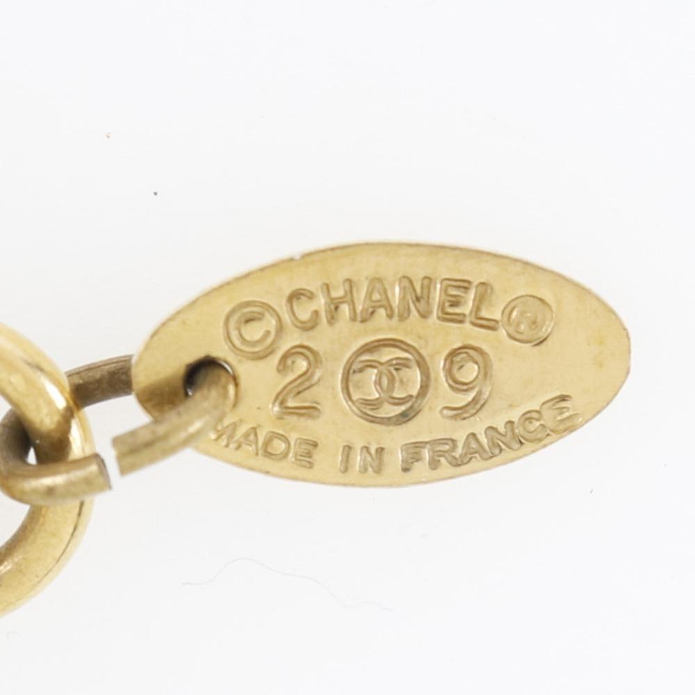 Chanel Necklace 31 RUE CAMBON Coin Plated Gold 108.4g Women Used