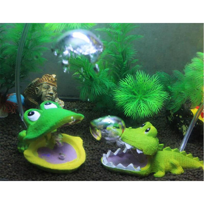 Aquarium Frog Air Bubble Bubbling Stone Oxygen Pump Fish Tank Ornament Decor 1pcs