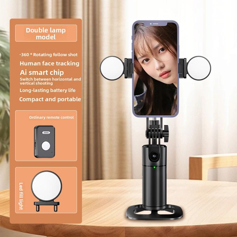 Intelligent Smartphone Gimbal Stabilizer 360° Rotating Facial Recognition Gimbal Vlog Recording