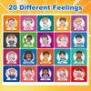 Early Educational Feelings and Emotions Book Montessori Reading Flip Book  Kindergarten