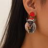 Creative Christmas Day Stud Earrings Female, Personalized Autumn And Winter Elk Christmas Tree Ear Ornaments