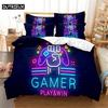 3D Game Bedding Set Queen Bedding Duvet Cover Set Bedding Set Bed Cover Cotton Queen Bedroom Bed Cover Set Bed Set Bedding