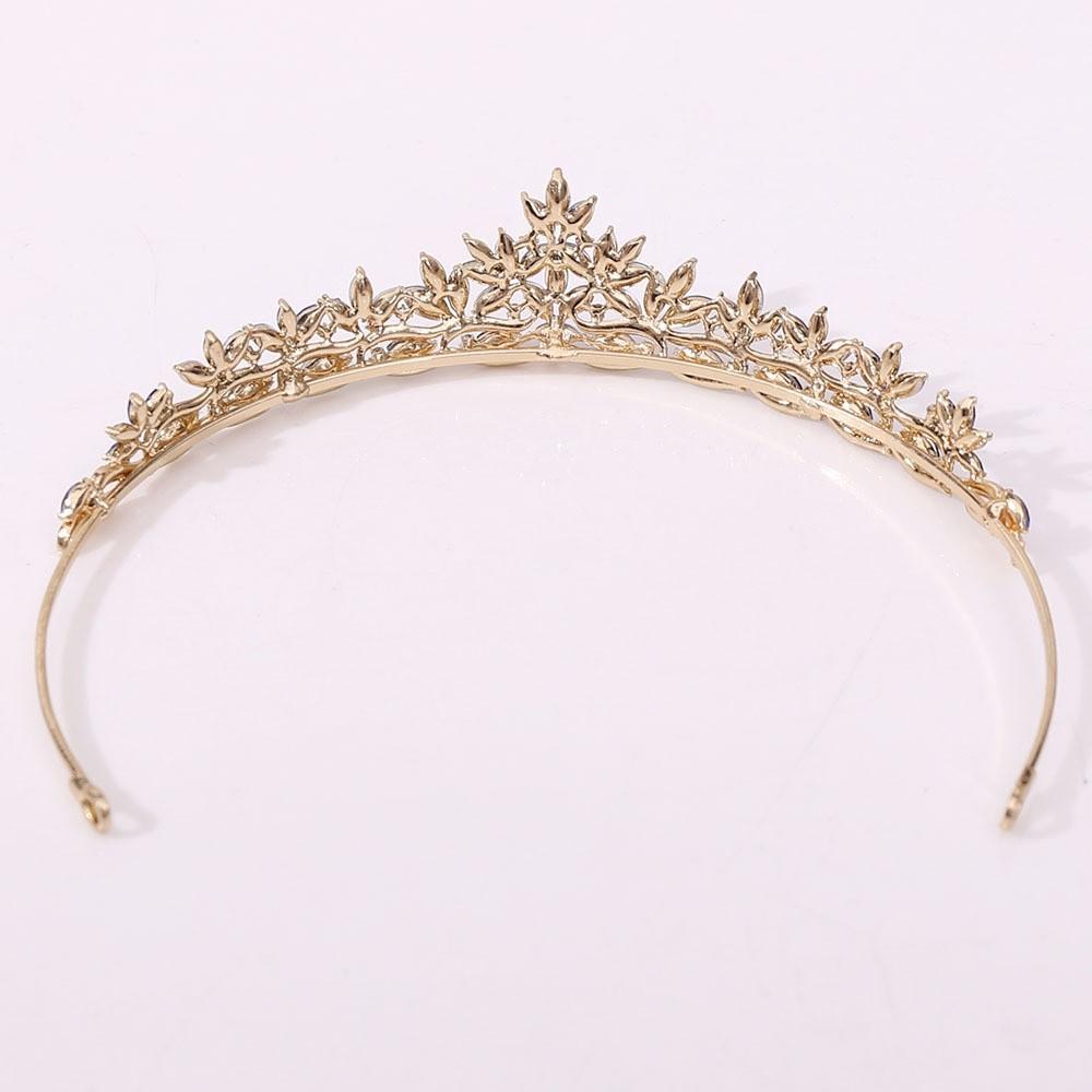 Sparkling Bridal Princess Crown Headbands Rhinestone Diadem  Photography Props