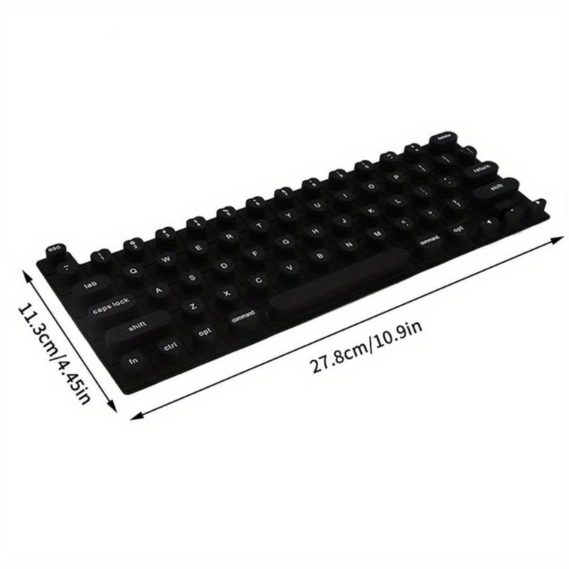 1pc Silicone Laptop Keyboard Film Long Nails Convenient Typing Artifact Protects Manicure Available Press On Nails Key Caps