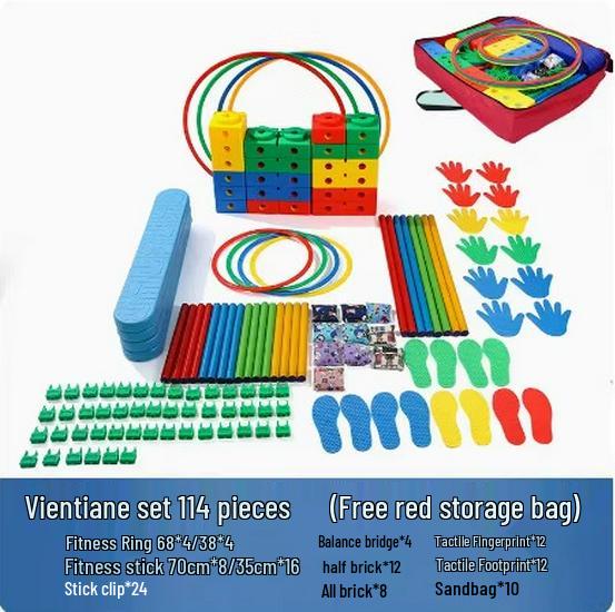 114-Piece Kindergarten Solar Sensory Integration Set