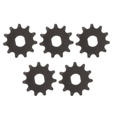5 PCS T8F 11T Front Sprocket Steel Sturdy Electric Scooter 11T Sprocket for 43cc 47cc 49cc Mini