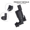 Front Windshield Washer Spray Motor For VOLVO For XC60 For S60 ABS Black OEM 31662340 Replacement Pump Assembly