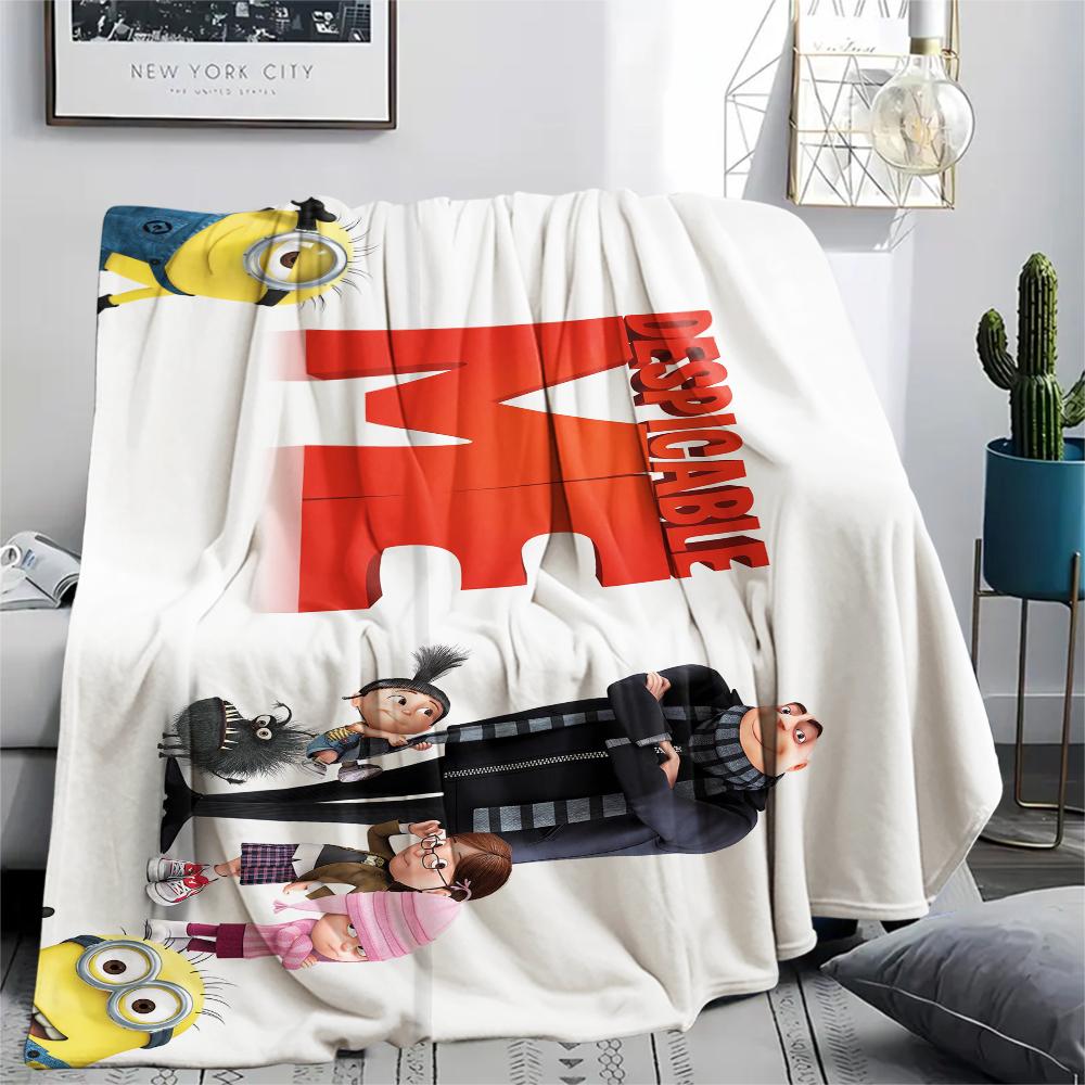 Despicable Me Poster Blanket, Soft Home Decor, Fan Gift.chl 75x90cm