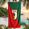 FC Augsburg FC Aufdruck Schnelltrocknendes Strandtuch Mikrofaser Saugfähig Tragbar Reise Schwimmtuch