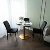 MAVERIK Velvet Upholstered Velvet Chair, Black