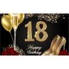 18. Geburtstag Dekorationen Jahre Alt Glitzer Ballons Party Hintergrund Geburtstag Kulisse Für Event Dekor Außen Innen