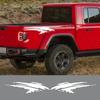 Pickup Body Side Stickers For Jeep Gladiator JT Truck Graphics Splash Style Decor Decals Car Vinyl Cover Auto Tuning Accessories