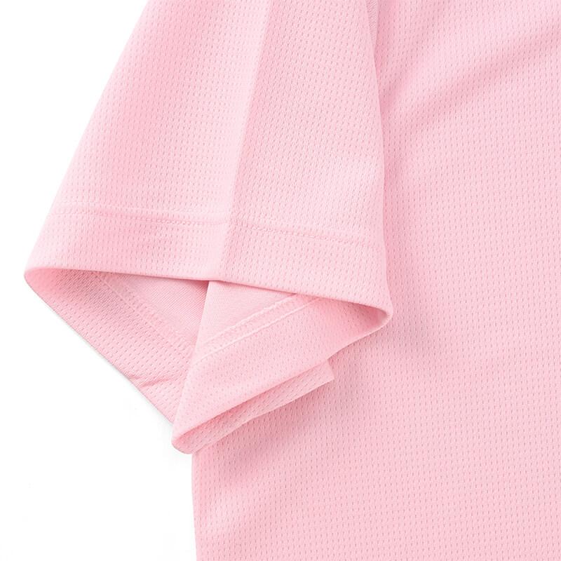 Li Ning T Shirts Unisex Light Pink Crew Neck AHST348-55