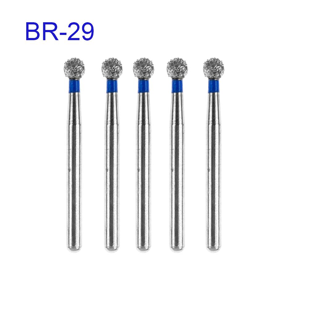 5Pcs/Pack, Jnsur Dental Diamond Burs Dental Drills For High Speed Handpiece Fg Dia 1.6Mm Dental Lab Technican Dentistry Material