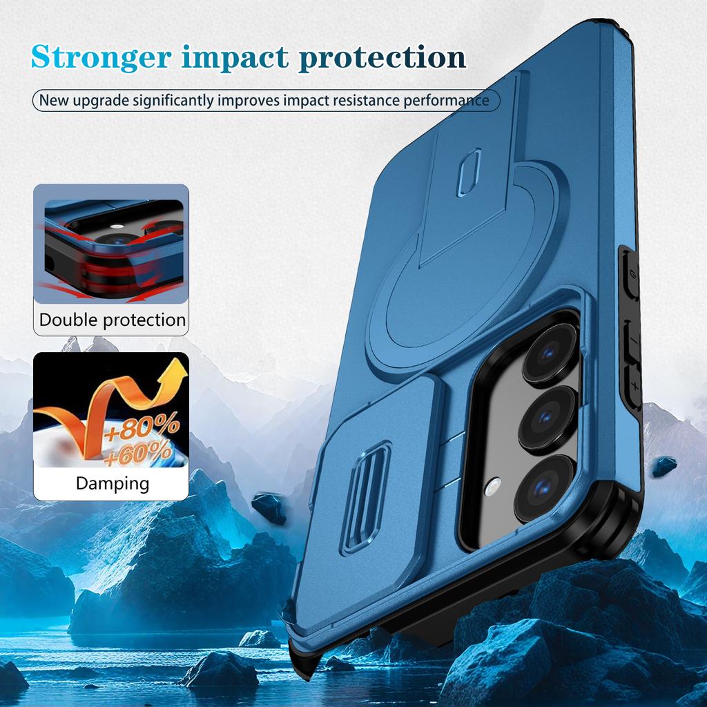 Magnetic Wireless Charging Cover Case for Samsung Galaxy S25 FE A17 5G S24 Ultra S25 Plus A56 A16 A36 A26 Accessories