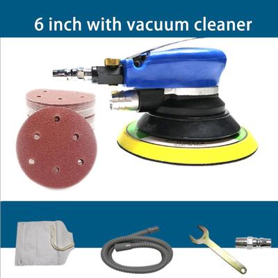 Hand Polishing Machine Hand Tools Industrial 150mm Pneumatic Sanding Machine Portable Practica Pneumatic Products 6 Inch Disc Pneumatic Polishing Machine