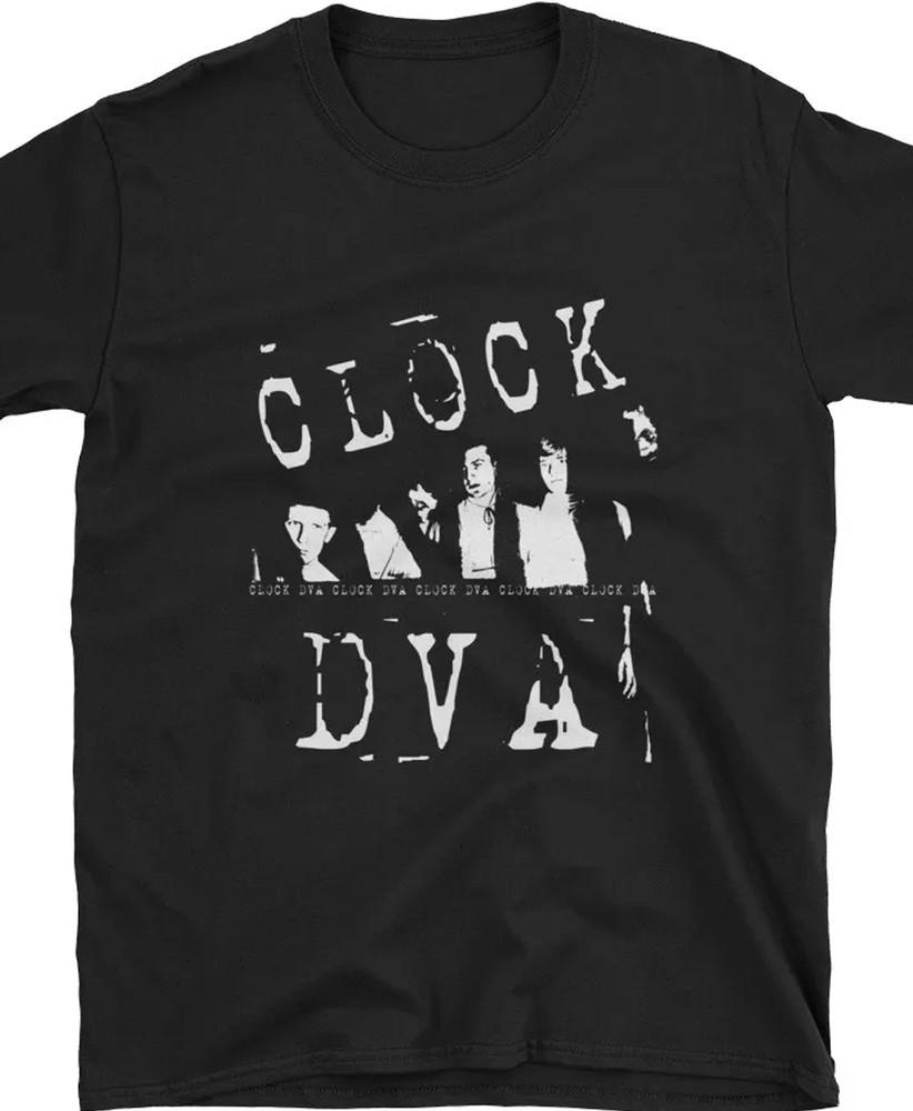 Clock DVA band artwork black T-shirt short sleeve All sizes S to 45XL 1T261 Unisex T-Shirt S