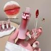 Gege Bear Enchanting Pink Lip Glaze Set for Women – Plumping, Whitening, Dewy Finish Lipstick
