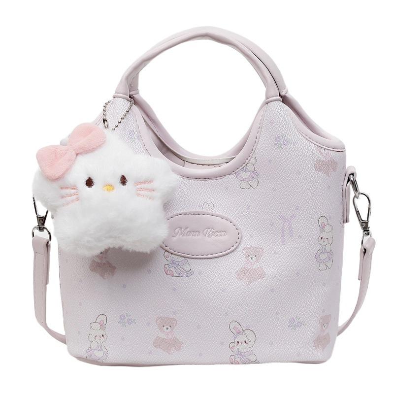 Hand Bag Women's New Popular Fashion High-end Light Luxury Niche Shoulder Crossbody Bucket Bag