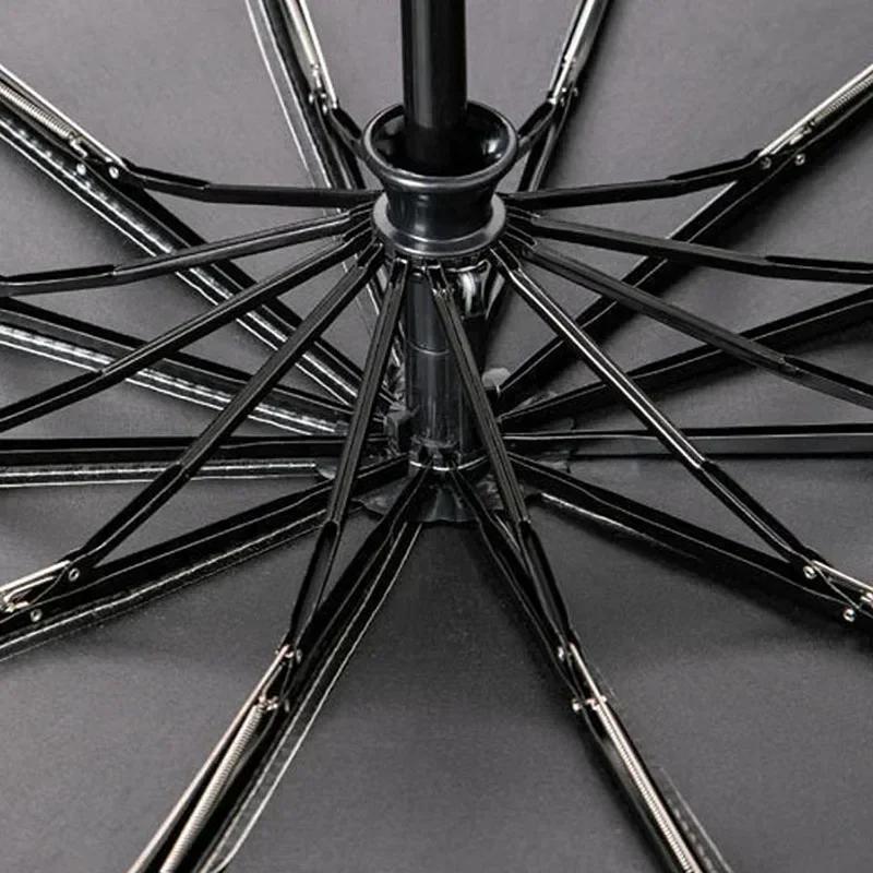 NEW Automatic Umbrellas Folding Strengthening And Thickening Sunny Rain Dual-Purpose Sun Umbrellas Travel Umbrella