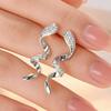 Xiaomi Huitan Elegant Women Twist Design Drop Earrings Trendy Party Wedding Inlaid Shining CZ Charming Accessories Jewelry for Lady