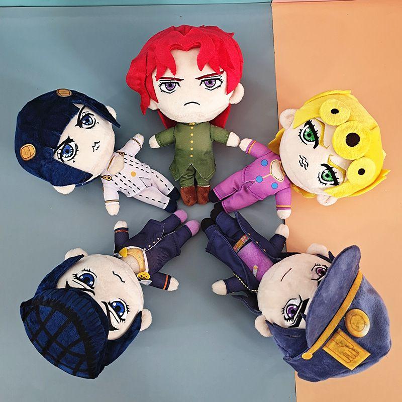 Adorable Jojos Bizarre Adventure Plush Toy Doll Featuring Bucciarati Josuke Giorno Noriaki Giovanna For Kids And Fans