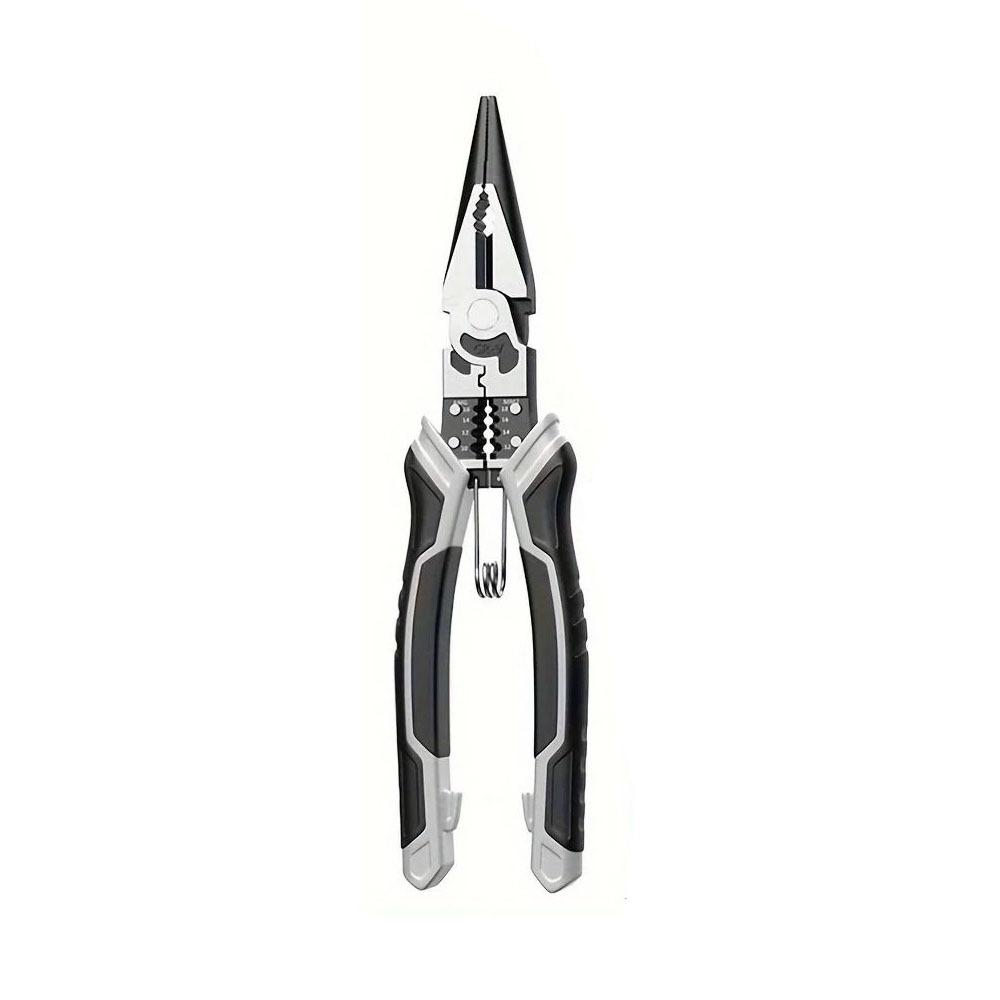 

Прочные многофункциональные клещи для зачистки проводов, противоскользящие диагональные боковые обжимные щипцы, эргономичная ручка, высокопрочные длинногубцы