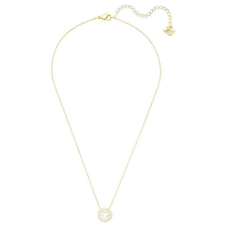 Swarovski Una Beating Heart Crystal Necklace Women necklace White Gold 5284186