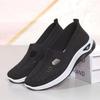 2025 Summer One-pedal Fly-woven Women's Shoes Soft-soled Versatile Mother Shoes Hollow Breathable Women's Shoes Casual Shoes Walking
