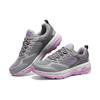 Skechers Comfortable Shock Absorbing Lightweight Low Top Running Shoes Women sneaker Gray Purple 128221C-GYPK
